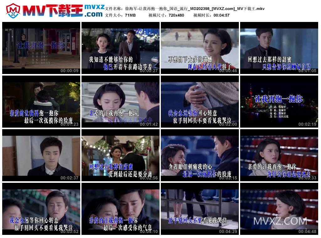 徐海军-让我再抱一抱你_国语_流行_MD202398